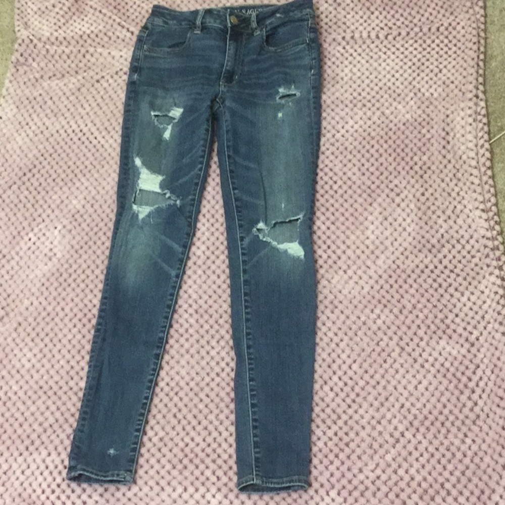 High rise jeggings